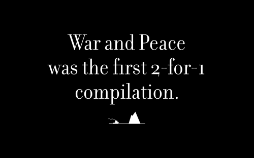 War and Peace was the first 2-for-1 compilation.